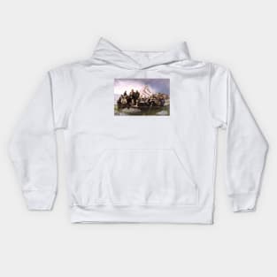 Battle of Red Bank New Jersey Kids Hoodie